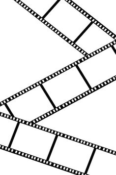 a film strip with four filmstrips attached to the side, and one is black and white