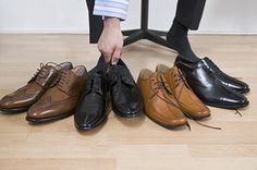 Feet Are Getting Bigger, and Many People Wear Shoes That Don't Fit Right - WSJ What To Wear To An Interview, Black Wedding Shoes, Shoe Polish, Shoe Shine, Black Wedding, Buy Shoes, Suede Shoes, Womens Oxfords, Wedding Shoes