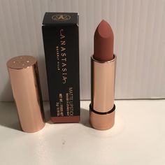 Anastasia Matte Lipstick In Blush Brown Brand New In Box Price Is Firm Anastasia Lipstick, Lipstick Blush, Makeup Blending, Anastasia Beverly Hills Makeup, Blush Makeup, Private Label, Fit N Flare Dress, Matte Lipstick, Makeup Lipstick