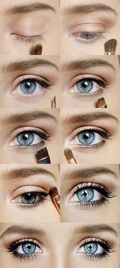 #maquillage #jourj Shadow Tutorial, Blonde Hair Makeup, Beauty Make-up, Makijaż Smokey Eye, Makeup Hacks, James Charles