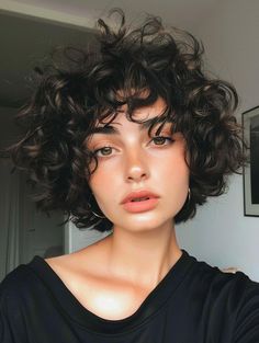 Fresh Looks: Short Haircuts for Curly Hair Easy Curly Hairstyles Natural, Curly Hairstyles For Medium Hair, Short Braid Hairstyles, Curly Hairstyles Natural, Easy Curly Hairstyles, Pixie Cut Curly Hair, Short Braid, Shaved Hair Cuts