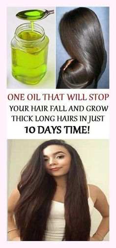 One Oil that Will Stop Your Hair Fall and Grow Thick Long Hair in Just 10 Days Grow Thick Long Hair, Thick Long Hair, Tout Rose, Castor Oil For Hair, Hair Fall, Promotes Hair Growth, Strong Hair