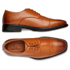 PRICES MAY VARY. Versatile Design - Our Oxford dress shoes for men are designed to be equally comfortable in the office, the bar, or on the dance-floor. Whether you’re heading out for just drinks or to a black tie event, these shoes will become your go-to dressed up and down look. Comfortable Fit - Our dress shoes for men are designed to provide you with the latest trend in comfortable footwear. They are a perfect fit with a snug but comfortable feel of memory foam insole that you will love. Ple Men Dress Shoes Outfit, Brown Masculine Oxfords For Formal Occasions, Dark Brown Mens Dress Shoes, Mens Dressy Casual, Luxury Masculine Brown Oxfords, Groomsmen Shoes, Masculine Brown Oxford Dress Shoes, Classic Brown Semi-formal Oxfords, Mens Black Dress Shoes