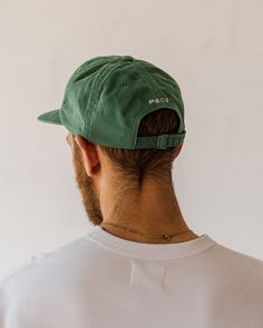 Men With Cap, Appreciate The Small Things, Green Cap, The Small Things, Cap Men, Green Hats, Saved Items, Small Things, Embroidered Patches