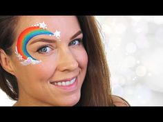 Rainbow Facepainting Easy, Easy Face Painting For Beginners, Face Paint Beginners, Beginner Face Paint, Face Painting For Beginners, Breathtaking Paintings, Face Painting Halloween Kids