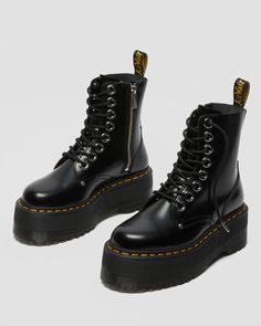 Jadon Max Boot Women's Platforms in Black | Dr. Martens Jadon Max Platform Boot, Dr Martens Platform Boots, Dr Martens Jadon Max, Jadon Max, Horror High, Dr Martens Platform, Jadon Boots, Dr Martens Jadon, Black Dr Martens