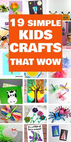 19 simple kids crafts that wow