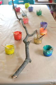 an image of some paint on a table