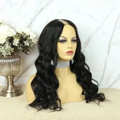 Body Wave Texture Human Hair U Part Wig AU04 For Sale – Ywigs Diy Hair Wig, Black Hair Types, Natural Black Hair, Tight Braids, Wave Texture, U Part Wig, U Part, U Part Wigs, Scalp Health