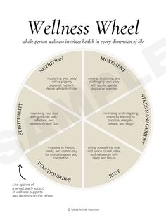 Lifestyle Support (handout bundle) — Functional Health Research + Resources — Made Whole Nutrition Wellness Wheel, Functional Health, Motivasi Diet, Health Research, Holistic Wellness, Health Facts