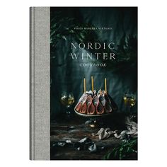 the nordic winter cookbook is on display