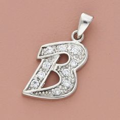 sterling silver clear cz letter b initial pendant Pre-loved but in great condition - Weight - 2.4g Width - 12mm Height - 25mm Item ID - ABJ63600199 _gsrx_vers_1649 (GS 9.7.2 (1649)) B Initial, Letter B, Initial Pendant, Accessories Jewelry Necklace, Women Accessories Jewelry, Pendant Necklaces, Favorite Jewelry, Women's Accessories, Jewelry Necklace Pendant