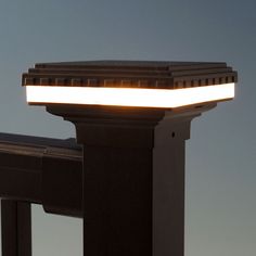 a light that is on top of a pole