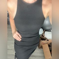 New With Tags On! Black Short Dress From Forever 21! Thicker Material So It’s Perfect For Most Of The Year. Pair With Some Booties And A Cardigan For Fall! Black Short Dress, Forever 21 Dresses, Forever 21, Black Dress, Short Dresses, Mini Dress, Womens Dresses, Women Shopping, Black