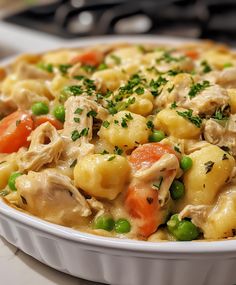 Easy Chicken Recipes: Gnocchi Chicken Pot Pie One Pot Gnocchi Chicken Pot Pie, Rotisserie Chicken And Gnocchi, Chicken Pot Pie Gnocchi, Chicken Gnocchi Pot Pie, Gnocchi Pot Pie, Pot Pie Gnocchi, Gnocchi Chicken Pot Pie, Grape Appetizers, Gnocchi Chicken