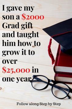 The gift of investment is better than any other material gift you could give your child. A step by step view along with all the financial data Gift Ideas For Children, Home Real Estate, Graduation Party Ideas, Grad Gifts