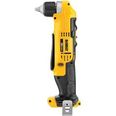 a cordless drill is shown on a white background