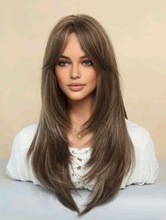 Medium Length Mastery: Styling Ideas for Gorgeous Hair Haircut Selfie, Photo Hijab, Cute Hairstyle, Long Layered Haircuts, Hijab Girl, Hair Stylies