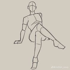 a drawing of a person doing tricks with their legs in the shape of a leg