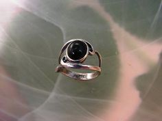 Black Onyx Ring In Sterling Silver Dope Jewelry Accessories, Funky Rings, Hematite Ring, Grass Valley, Solitaire Rings, Onyx Jewelry, Dress Pretty, Black Onyx Ring, Funky Jewelry