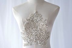 Large Bodice Rhinestone Applique Heavy Beads Motif Diamante Lace Patch sewing on Bridal Wedding Ball Drag Ideas, Patch Sewing, Wedding Applique, Diy Bridal, Applique Wedding, Rhinestone Appliques, Bridal Belt, Rhinestone Bridal, Feminine Tattoos