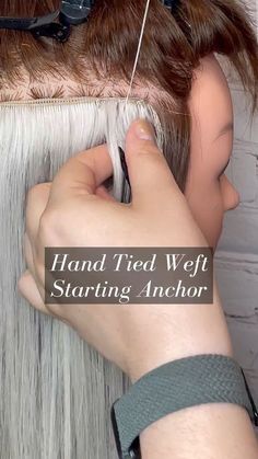 Weft Extension Hairstyles, Hair Weft Extensions Sew Ins, Easy Hair Styles With Extensions, How To Install Weft Hair Extensions, Hand Tied Weft Hair Extensions Placement, Hand Sewn Hair Extensions, Bellami Flex Weft, At Home Extensions, Glue In Hair Extensions Diy