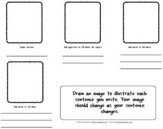 the worksheet for an interactive activity to teach students how to write and draw