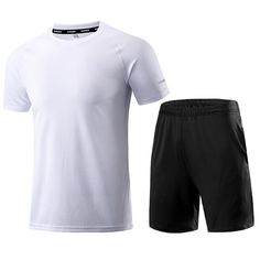 Season:Summer; Fabric:Polyester; Sleeve Length:Short Sleeve; Look After Me:Washable,Wet and Dry Cleaning; Gender:Men's; Activity:Walking,Running,Jogging,Gym Workout; Clothing Type:Tee Tshirt; Elasticity:Micro-elastic; Occasion:Athleisure,Outdoor,Casual; Function:Quick Dry,Breathable,Soft; Pattern:Solid Colored; Design:2 Pack; Neckline:Crew Neck; Sports Clothing Sub Category:Running T-Shirt; Listing Date:05/10/2024; Bust:; Hip:; Length:; Sleeve Length: Short Sleeve Dri-fit Sportswear, Gray Moisture-wicking Athleisure T-shirt, White Dri-fit Activewear For Gym, Gray Athleisure T-shirt For Running, Solid Sportswear T-shirt For Sports, Gray Sportswear T-shirt For Gym, Sporty Gray T-shirt For Running, White Dri-fit Athleisure Activewear, Gray Breathable Crew Neck Activewear