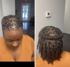 Locs Styles Half Up Half Down, Halo Style With Locs, Short Start Locs Hairstyles, Graduation Dreadlock Styles, Flat Twist Dreads Loc Hairstyles, Loc Styles Barrel Rolls, Dread Loc Style, Dreads Short Hair Styles, Loc Styles Down Do