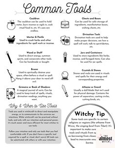 Wicca For Beginners, Witchcraft Spells For Beginners, Witch Tools, Spells For Beginners, Magia Das Ervas, Green Witchcraft, Witchcraft Books, Wiccan Magic, Grimoire Book