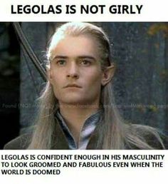 an image of a man with long hair and beards in the movie legolas is not grity