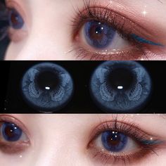 Blue Contacts – anibiu Butterfly Contact Lenses, Prescription Colored Contacts, Butterfly Blue, Blue Contacts, Until Dawn, Lens Case, Contact Lenses Colored