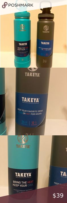 TAKEYA Brand New 24oz Bottle Bring The Heat, Keep Your Cool, Favorite Drinks, Bpa Free, Good Things, Closet