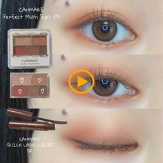 Mata Hooded, Orange Makeup, Makeup Tutorial Eyeshadow, Eye Makeup Pictures