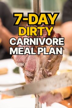 Here is a sample 7-day meal plan for the Dirty Carnivore Diet. You can always modify this plan based on your needs and goals but note that you can only include the foods allowed in this diet. Karnivoor Diet, Carnivore Diet Recipes Airfryer, Strict Carnivore Diet Food List, All Meat Diet Meals, Lion Diet Recipes, Carnivore Diet Meal Plan For Women Easy, Carnivore Diet Plan, Carnivore Diet Dinner, Strict Carnivore Diet Recipes