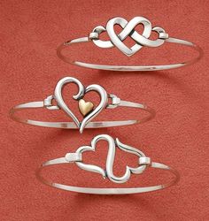 You’ll be hooked when you try one of our Hook-On Bracelets. #JamesAvery #LoveNotes Diy Wire Jewelry Rings, Wire Jewelry Patterns, Valentine Collection, Couple Band, James Avery Jewelry, Antique Silver Jewelry