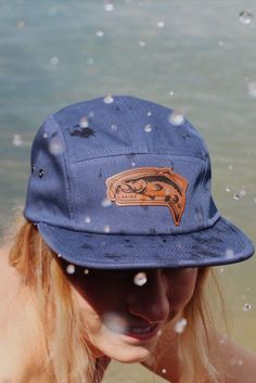 $32.00 - We finally made a design for all you fly fisherman out there- or just for those of you drawn to the water. The first design in our "Choose Your Adventure" series, we call this the River Runner. 🐟 🐟 🐟 Grab it on a navy 5-panel hat. 5 Panel Hat Outfit, Boat Hat, 5 Panel Hat, Fly Fisherman, Old Town Square, Black Rope, Panel Hat, Outfits With Hats, One Design