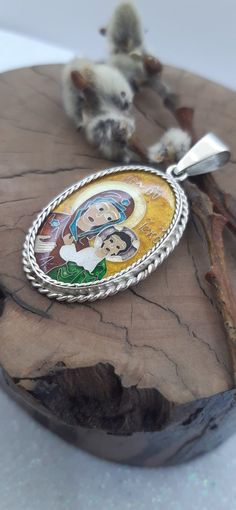 "beautiful pendant of the Mother of God with Jesus,exclusive product. cloisonne icon, handmade, cloisonne enamel. each detale is made by hand. We offer jewelry with cloisonne enamel of the highest quality, completely handmade. A wonderful gift for a dear person, 925sterling silver The art of Georgian cloisonne enamel is ancient. Known since the 8th century. Cloisonne enamel developed simultaneously in Georgia and Byzantium. Georgian cloisonne enamel is characterized by abundance of colors and de Mother Of God, Orthodox Icon, Jewelry Techniques, Cloisonne Enamel, Orthodox Icons, Elegant Jewelry, Precious Stones, Jewelry Sets, Georgia