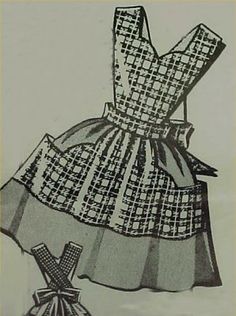 an old fashioned dress with a bow on the back and a cross at the bottom