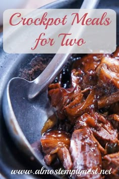 crockpot meals for two are easy and delicious