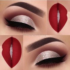 Some wow-worthy ideas to help you adapt the cut crease trend to your party makeup look! Watch this quick tutorial and get ready to spice up your #OOTD. Maquillage Kylie Jenner, Maquillage Yeux Cut Crease, Make Up Designs, Mekap Mata, Party Makeup Looks, Smink Inspiration, Makijaż Smokey Eye, Makeup Tricks, Makeup Hacks