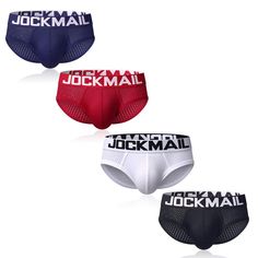 PRICES MAY VARY. All sizes are Asian Size,if buyer is not sure with the size,we suggest to choose a larger size, to avoid being too tight 4 pieces /pack:black,white,red,navy men briefs Men's underwear briefs with mesh keeps you fresh and cool all day 4PCS/PACKS JOCKMAIL Hot Men Briefs Mens Underwear super comfortable Men's Boxer Briefs Male Lace Panties Smooth and soft mesh material makes you feel more comfortable and breathable when wearing.Best choice for men underwear Please note:Please check Low Fade Haircut Men's, Low Waist Jeans, Men's Briefs, Under Pants, Fashion Deals, Mesh Material, Black White Red, Boxer Briefs, Briefs