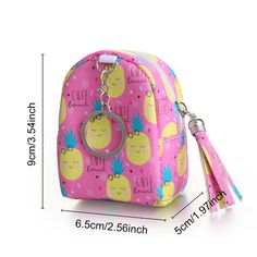 Kawaii Mini Coin Bag Small Purse - Kuru Store Kawaii Pink Coin Purse For Daily Use, Cute Pink Pouch Coin Purse, Cute Portable Pouch For School, Kawaii Multicolor Bags With Cute Design, Cute Pink Coin Purse With Zipper, Cute Coin Purse For Everyday Use, Cute Pink Coin Purse With Zipper Closure, Cute Travel Coin Purse, Cute Portable Coin Purse For Everyday Use