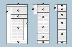 the diagram shows how to make a paper bookmark for each section of the page