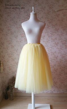 Yellow Tulle Skirt Adult Midi Tulle Skirt High Waist Tutu Tulle Skirt Plus size Tutu Skirts Holiday Formal Skirt Wedding Bridesmaid Skirt Outfit Custom. Don't miss it!    * The picture item is 4 layer / Tea Length / 10 Yellow.    * Our production is around 3-7 days, and shipping time around 10-20 days. If you need it faster, please let us know. And you can also choose DHL expedited service.    * The waist is elastic and stretchy. and you can wear your our belt to match it. Just like picture 4. T Plus Size Tutu Skirt, Yellow Tutu Skirt, Yellow Tulle Skirt, Plus Size Tutu, Tulle Skirt Plus Size, Yellow Tutu, Tutu Skirt Women, Bridesmaid Skirts, Skirt Tutu