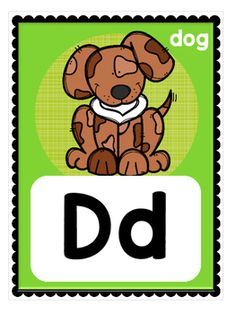 a dog with the letter d on it's front and back side is shown