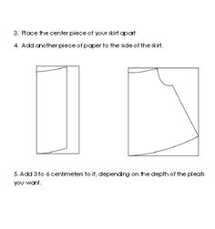 the instructions for how to make a paper dress