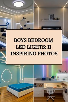 Boys Bedroom LED Lights: 11 Inspiring Photos Led Lights Ideas, Bedroom Led Lights, Led Projector Lights, Bedroom Led, Lights Ideas, Inspiring Photos, Blue Led Lights