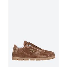 Suede Delave Sneakers Designer Color : Brown Composition : 100% Leather Made In : Italy Size Type: It Sku: Sm-1e709n Z5o F0401 Welcome To The Official Luosophy Poshmark Closet! Luosophy Is A Luxury Brand Reselling Company Founded In San Diego, Ca From 2016. All Our Products Are Imported From Italy And Sold In The Usa. We Do Our Best To Provide High Fashion, Luxury Items At Affordable Prices. We Guarantee All Our Products Are 100% Authentic. Shop With Us And You Will Forget About Shopping At Depa Designer Brown Sneakers With Stitched Sole, Prada Women, Shoes Prada, Prada Shoes, Fashion Luxury, Luxury Items, Luxury Brand, Luxury Branding, High Fashion