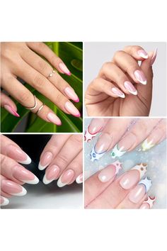 1560 Pcs French Tip Stickers French Manicure Strips French V-Shaped Nail Stickers Self-Adhesive Nail Tips Guides Moon Shaped Manicure Strip Stickers for Edge Auxiliary DIY Decoration Stencil Tools